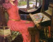 约翰 威廉姆 沃特豪斯 : I am Half-sick of Shadows, said the Lady of Shalott